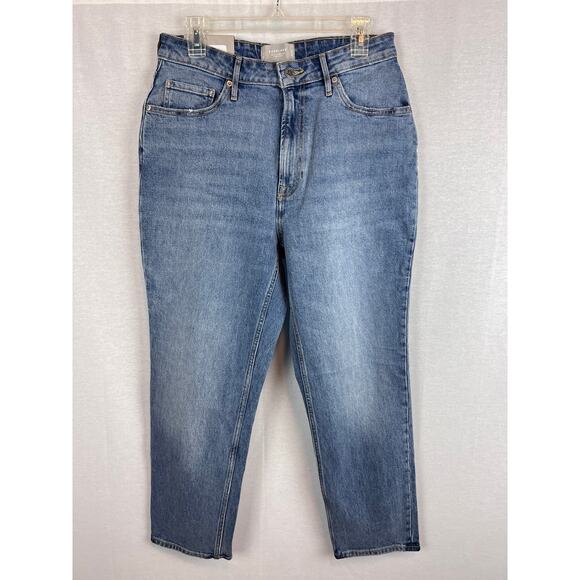 NWT Everlane Jeans Curvy Cheeky Straight Denim Organic Cotton Sustainable Fall - Picture 1 of 7